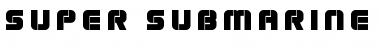 Super Submarine Title Regular Font