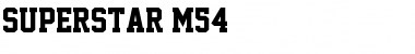 Superstar M54 Regular Font