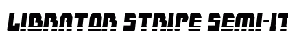 Librator Stripe Semi-Italic Regular preview