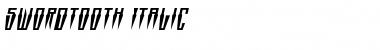 Swordtooth Italic Italic Font