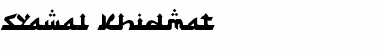 Syawal Khidmat Regular Font