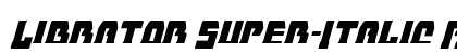Librator Super-Italic Regular preview