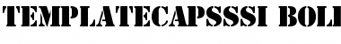 Download TemplateCapsSSi Font