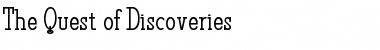 The Quest of Discoveries Regular Font