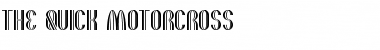 the quick motorcross Regular Font