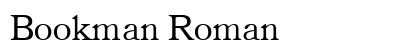 Bookman Roman Preview