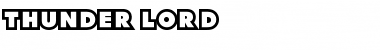 Thunder Lord Regular Font