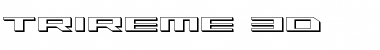 Download Trireme 3D Font