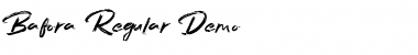 Download Bafora Demo Font