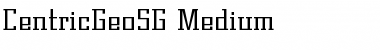 Download CentricGeoSG Font Download CentricGeoSG Font