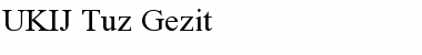 UKIJ Tuz Gezit Regular Font