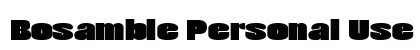 Bosamble Personal Use Regular preview