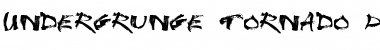 Download Undergrunge Tornado Demo Font Download Undergrunge Tornado Demo Font