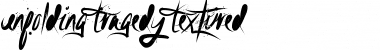 Download Unfolding Tragedy Font