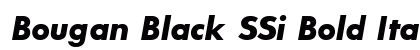 Bougan Black SSi Bold Italic Preview
