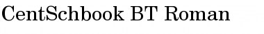CentSchbook BT Roman Font