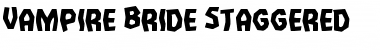 Download Vampire Bride Staggered Font Download Vampire Bride Staggered Font