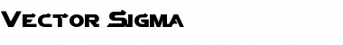 Download Vector Sigma Font