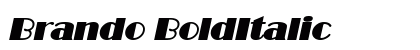 Brando BoldItalic Preview