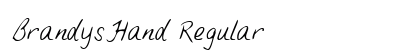 BrandysHand Regular preview