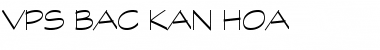 Download VPS Bac Kan Hoa Font