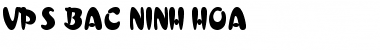 VPS Bac Ninh Hoa Regular Font