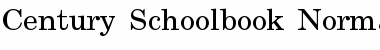 Century-Schoolbook Normal Font