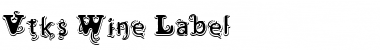 Download Vtks Wine Label Font