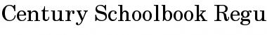 Century Schoolbook Regular Font