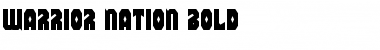 Warrior Nation Bold Bold Font
