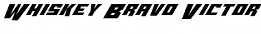 Whiskey Bravo Victor Expanded Expanded Font Whiskey Bravo Victor Expanded Expanded Font