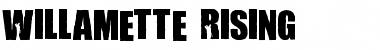 Willamette Rising Font Willamette Rising Font