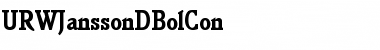 URWJanssonDBolCon Regular Font