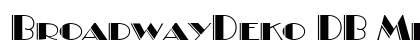 BroadwayDeko DB Medium preview