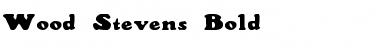 Download Wood Stevens Bold Font