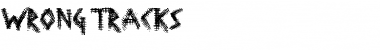 Wrong Tracks Font