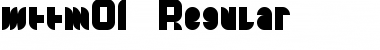wttm#01 Regular Font