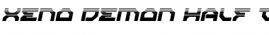 Download Xeno-Demon Half-Tone Italic Font