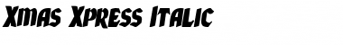 Download Xmas Xpress Italic Font