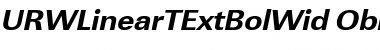 Download URWLinearTExtBolWid Font