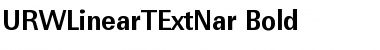 URWLinearTExtNar Bold Font