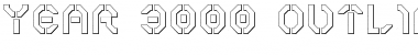 Year 3000 Outline Outline Font