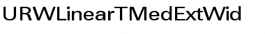 URWLinearTMedExtWid Regular Font