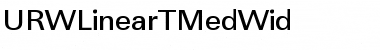 URWLinearTMedWid Regular Font