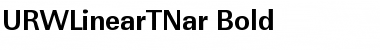 URWLinearTNar Bold Font