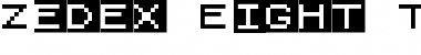 Zedex Eight T One Regular Font