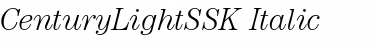 Download CenturyLightSSK Font Download CenturyLightSSK Font