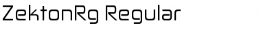 Zekton Regular Font