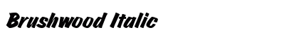 Brushwood Italic preview