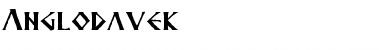 Anglodavek Regular Font